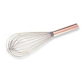 whip, 12", medium wire, balloon-copper handle, Best Mfg