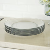 glass plate, 12.5" , by Anchor-Hocking, made in USA