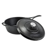 cast iron cookware, Lodge, Blacklock, deep skillet, 4 qt