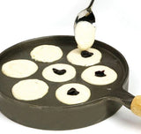 Aebleskiver pan, cast iron