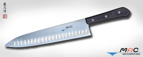 MAC knives, CHEF SERIES 10" CHEF'S KNIFE WITH DIMPLES (TH-100)