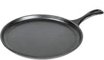 cast iron griddle pans, by Lodge, made in USA