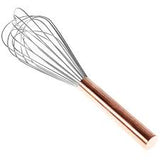 whip, 12", medium wire, balloon-copper handle, Best Mfg