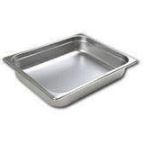 steam pans, 24 gauge s/s, anti-jam, ½ size