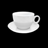 latte cup & saucer, Luna, 8oz / 25cl