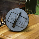 burger press, 6.25" by Lodge, made in USA