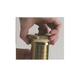 pepper mill, brass, 4" by Alexander, #022