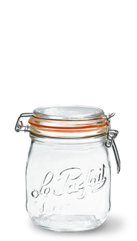 Le Parfait storage jars, 750ml, made in France