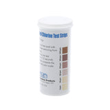 Chlorine test strips, high level