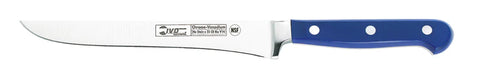 boning knife, 6", blue handle, made in Portugal