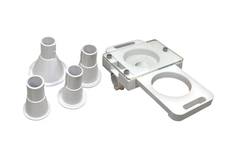 Hamburger press attachment, floor model