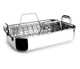 roast pan, XHD, s/s w/ rack