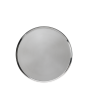 Serving tray, 14" diameter  stainless steel " Modern Edge"