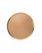 Serving tray, 9" diameter  Rose Gold s/s " Modern Edge"