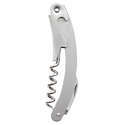 wine opener, curved, stainless steel