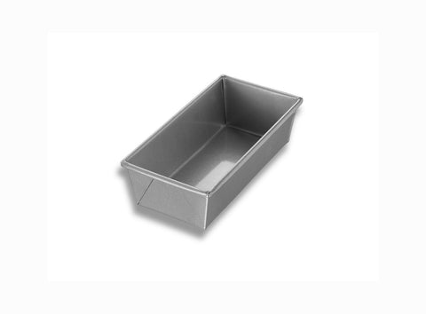 loaf pan, commercial aluminized steel & glazed, 5" x 10" x 3" deep