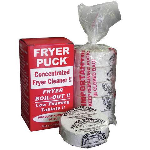 fryer cleaner. "Fryer Puck" made in USA