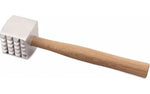 meat mallet / tenderizer, wooden handle