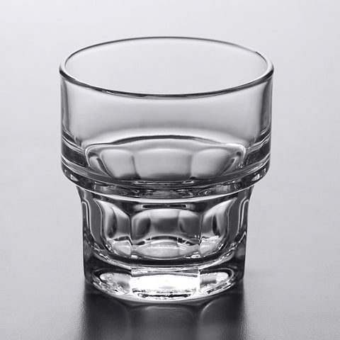 stacking rock glass #15661 by Libbey, CLEAR OUT" 60% off!