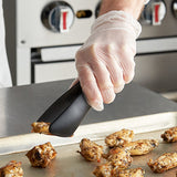 tongs, 7" Black Silicone-Coated Stainless Steel