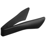 tongs, 7" Black Silicone-Coated Stainless Steel