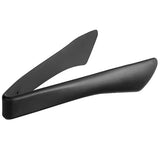 tongs, 9" Black Silicone-Coated Stainless Steel