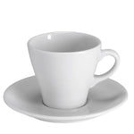 latte cups & saucers, Mocca, 5.75oz / 17cl