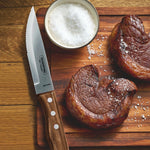 steak knives, Jumbo, by Tramontina, made in Brazil