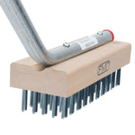 broiler brush, flat wire, 26" HD, made in USA