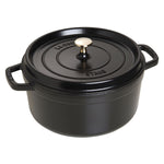 cast iron Dutch ovens, 5.25L, round by Staub, made in France