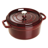cast iron Dutch ovens, 5.25L, round by Staub, made in France