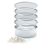 rim sieves, 8" diameter, s/s by Lacor, made in Spain
