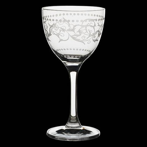 cocktail glass, 5.5oz, Nick & Nora, Vintage dots