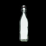 swing top square bottles, made in Italy