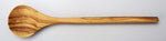 kitchen spoons, round bowl, olive wood, 12"