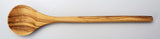 kitchen spoons, round bowl, olive wood, 12"