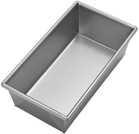 loaf pan, commercial aluminized steel & glazed,4.5" x 8.5" x 2.75" deep