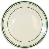 plates, Verona, 10 1/4" restaurant quality w/ green stripes