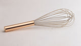 whip, 12", medium wire, balloon-copper handle, Best Mfg