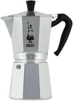 espresso maker, 9 cup, stove top, aluminum, Bialetti, made in Italy
