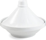 tajine, white porcelain