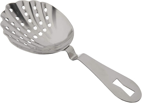 cocktail strainer, Julep style, deluxe, scalloped