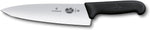 chef's knife, 8" by Victorinox, made in Switzerland