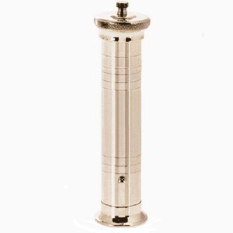 pepper mills, nickel-matte plated brass, Alexander, chef's mills