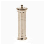pepper mills, nickel-matte plated brass, Alexander, chef's mills