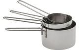 measuring cups, 4pc set, s/s by Browne