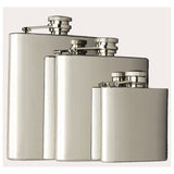 hip flasks, captive-top, s/s by Franmara