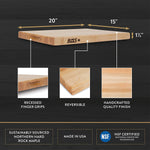 cutting boards, maple wood, made in USA by Boos