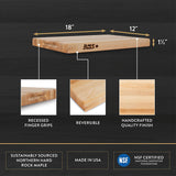 cutting boards, maple wood, made in USA by Boos