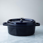 cast iron Dutch oven, 3.25L, oval by Staub, made in France